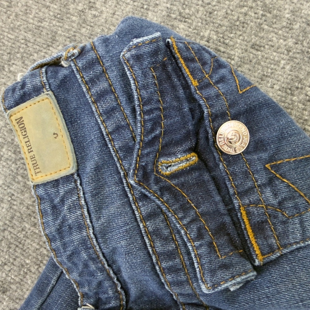 True Religion Geno Single End Straight Leg Jeans Blue Size 18 Boys
